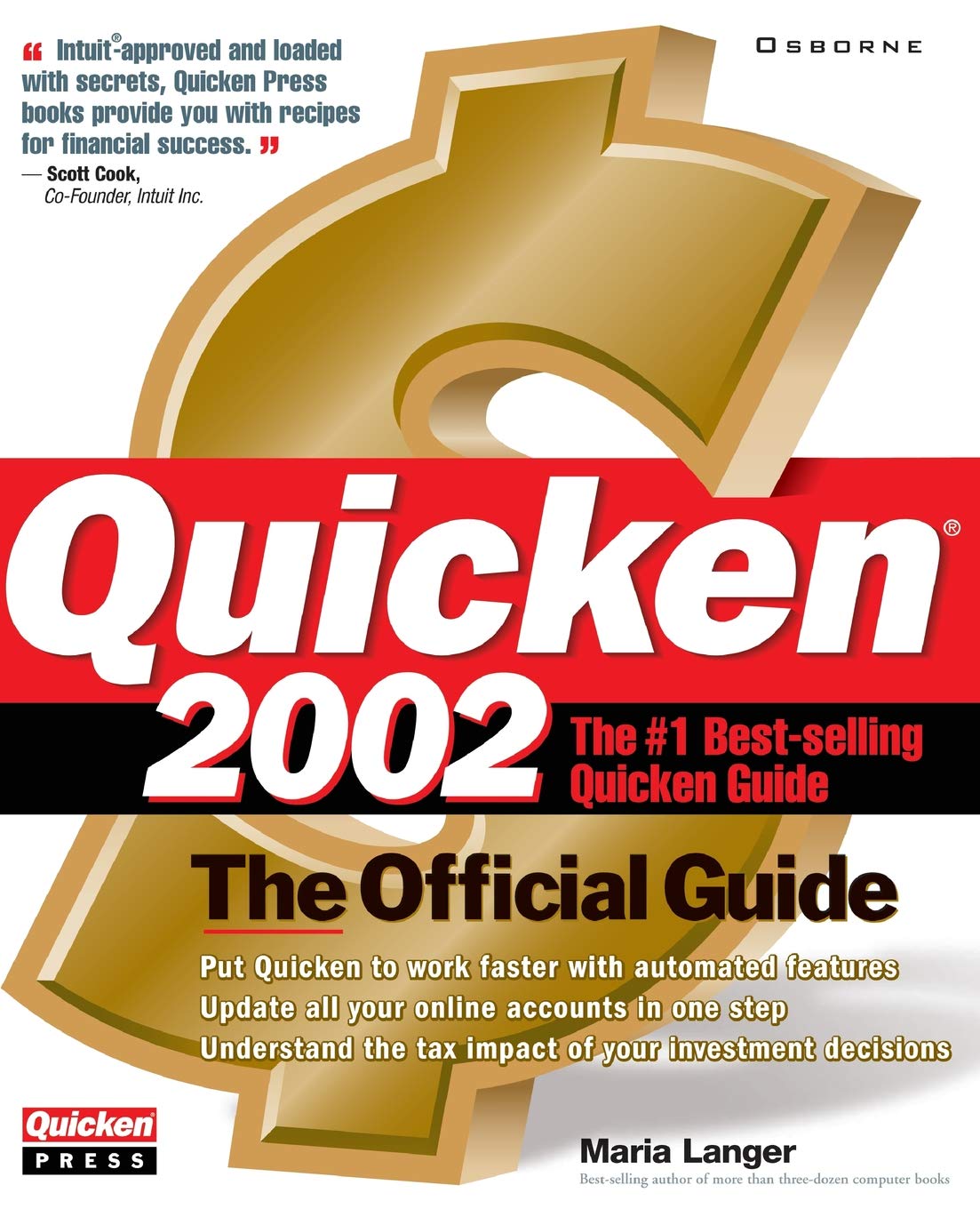 Quicken(R) 2002: The Official Guide,Used