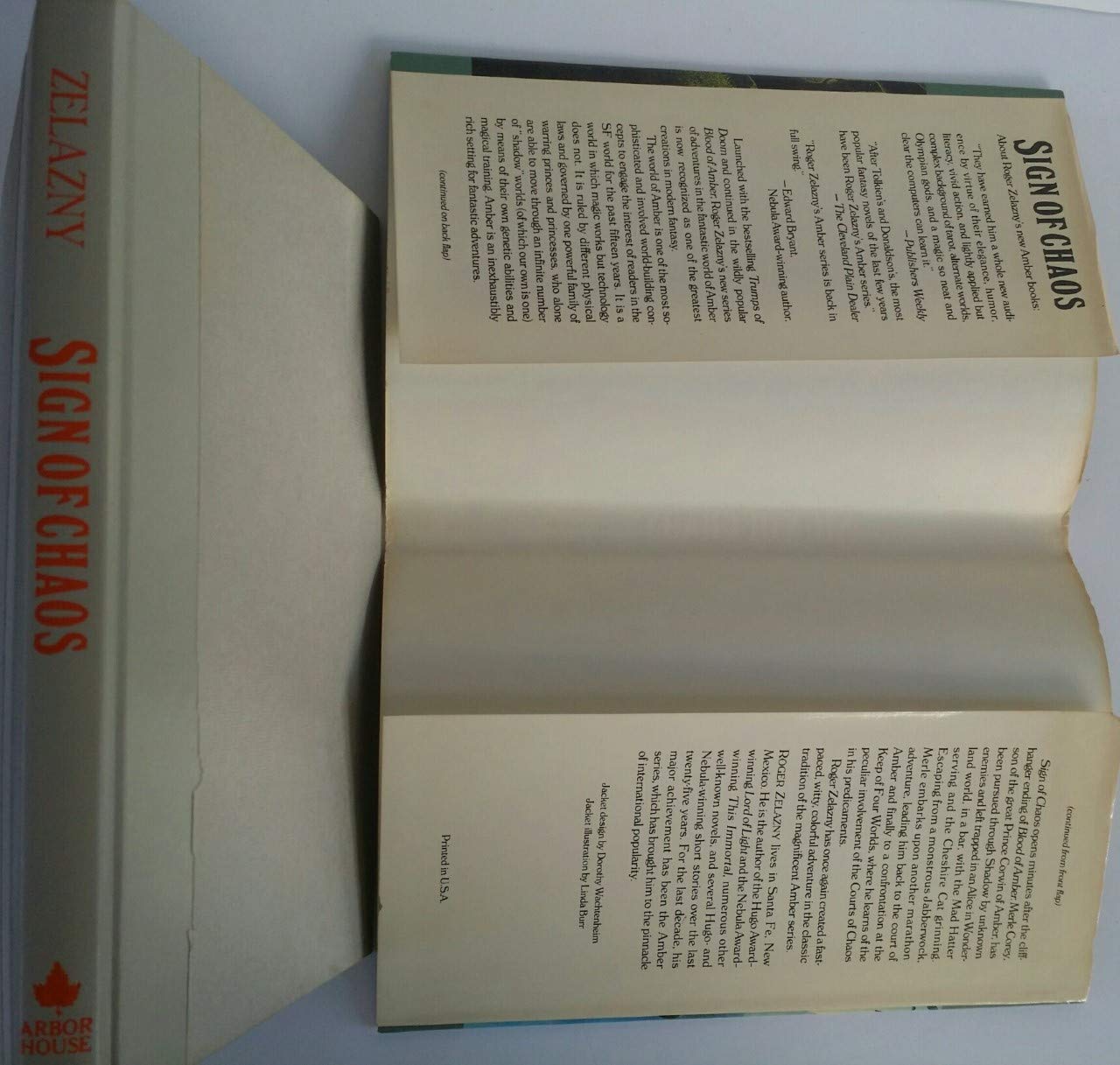 Sign of Chaos: The New Amber Novel,Used