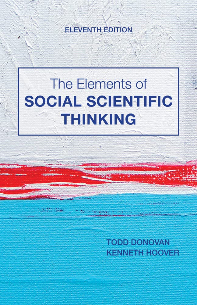 The Elements of Social Scientific Thinking,Used