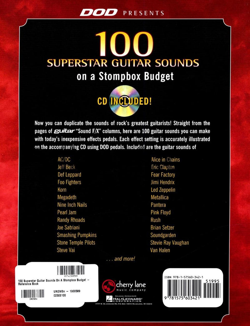 Dod Presents 100 Superstar Guitar Sounds On A Stompbox Budget