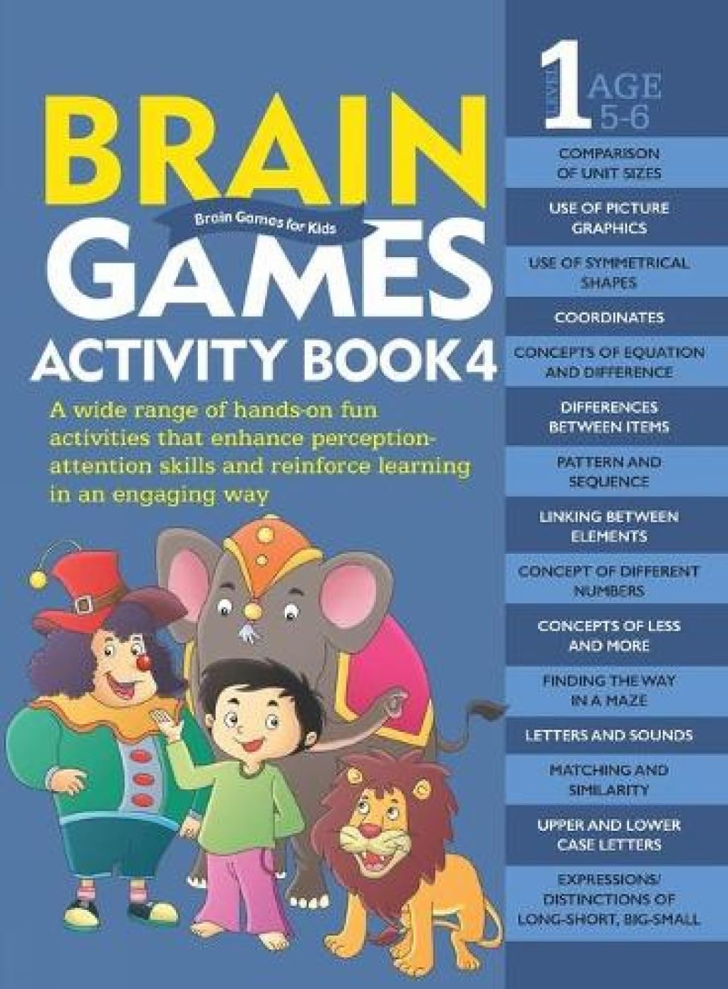 Activity Book : Brain Games For Kids : Brain Games Activity Book Level 1 : Book-4