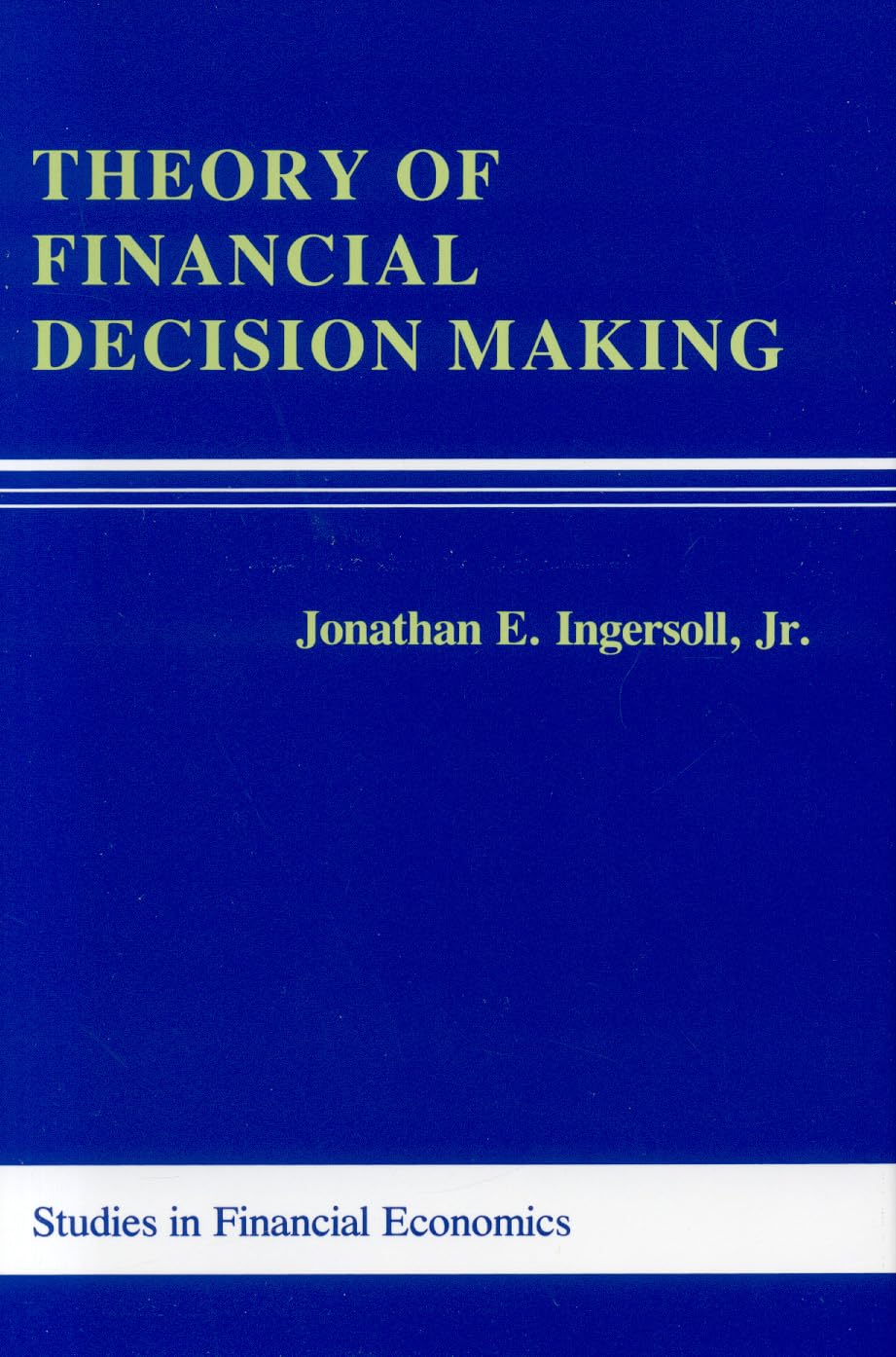 Theory of Financial Decision Making,Used