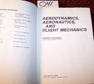 Aerodynamics, Aeronautics And Flight Mechanics,New