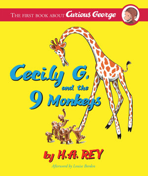 Curious George: Cecily G. And The Nine Monkeys,Used