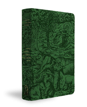Kjv Majestic Illuminated Bible (Emerald Leatherluxe)