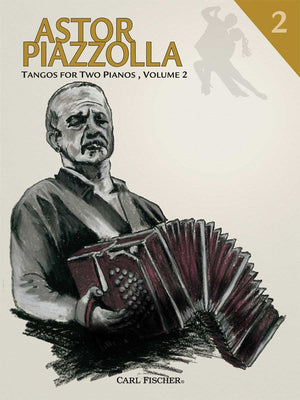 PL128  Astor Piazzolla Tangos for Two Pianos  Vol. 2,Used