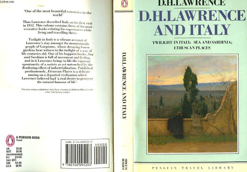 D. H. Lawrence And Italy (Travel Library, Penguin),New