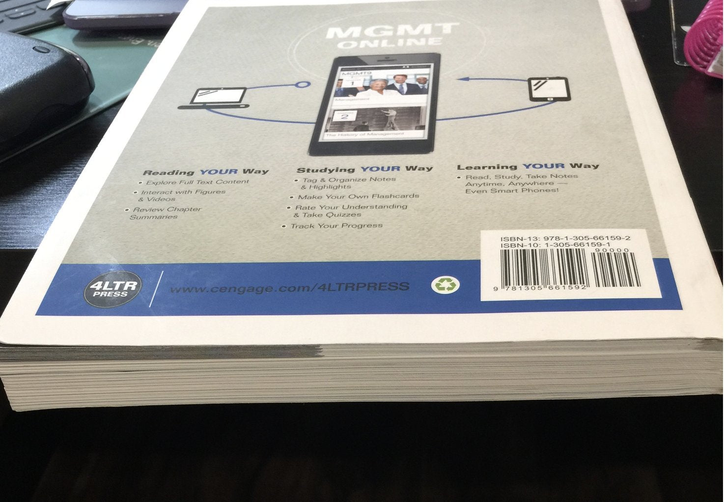 MGMT (with MGMT Online, 1 term (6 months) Printed Access Card) (New, Engaging Titles from 4LTR Press),Used