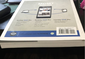 MGMT (with MGMT Online, 1 term (6 months) Printed Access Card) (New, Engaging Titles from 4LTR Press),Used
