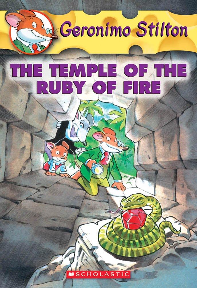 The Temple Of The Ruby Of Fire (Geronimo Stilton, No. 14),Used