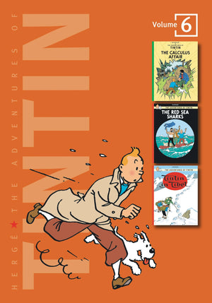The Adventures Of Tintin, Vol. 6: The Calculus Affair / The Red Sea Sharks / Tintin In Tibet (3 Volumes In 1),New