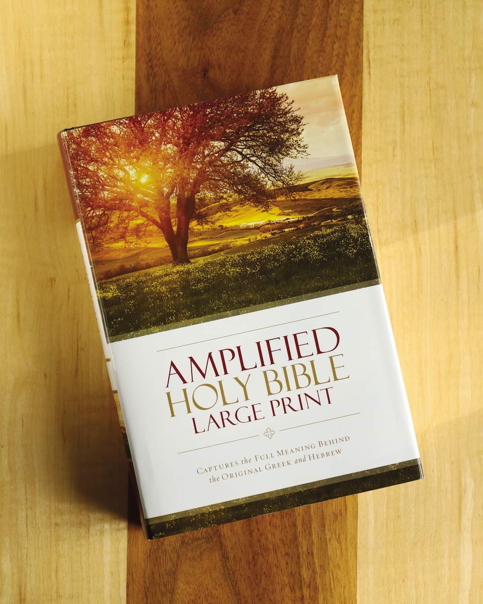 Amplified Holy Bible, Large Print, Hardcover: Captures The Full Meaning Behind The Original Greek And Hebrew,New