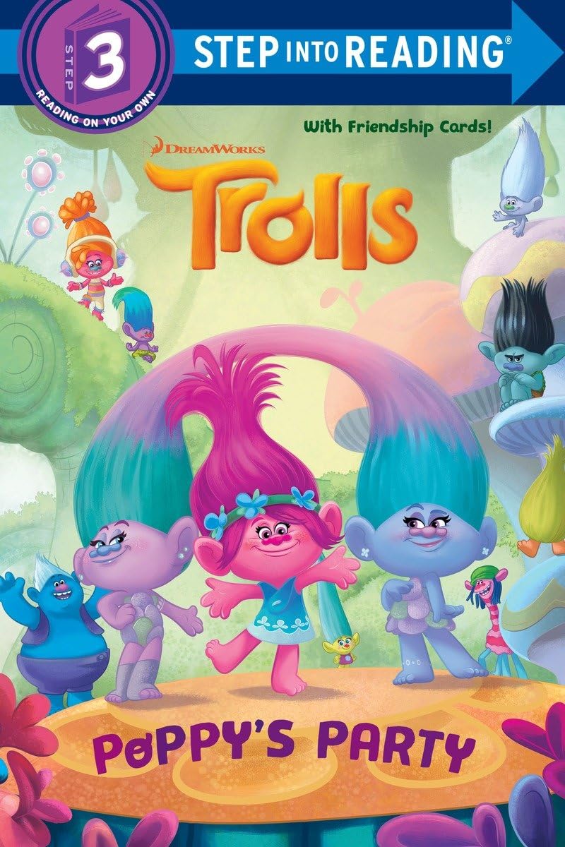 Poppy'S Party (Dreamworks Trolls) (Step Into Reading),Used