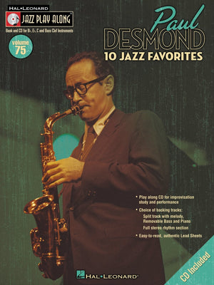 Paul Desmond Jazz PlayAlong Vol. 75 BK/CD (Jazz PlayAlong),Used