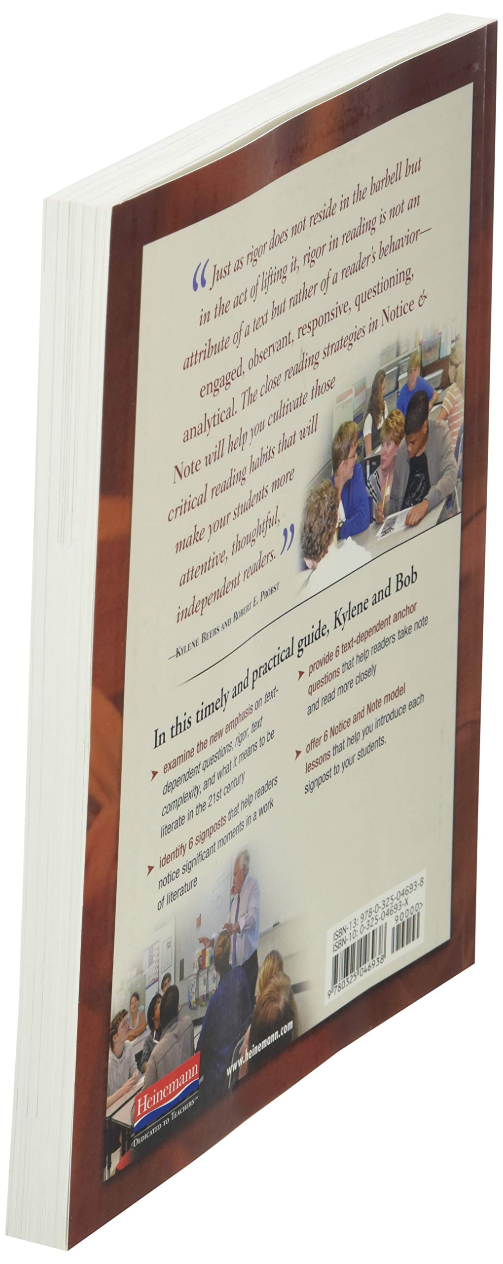 Notice & Note: Strategies For Close Reading (Notice & Note Series)-used