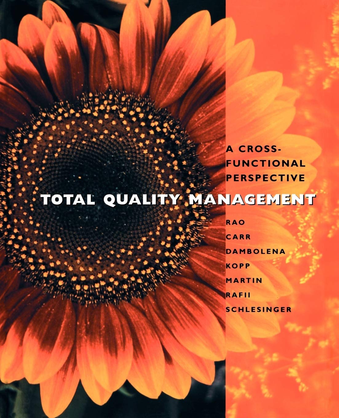 Total Quality Management: A Cross Functional Perspective,Used
