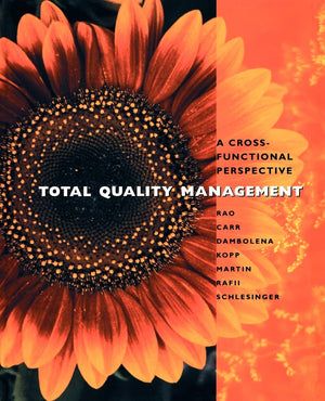 Total Quality Management: A Cross Functional Perspective,Used