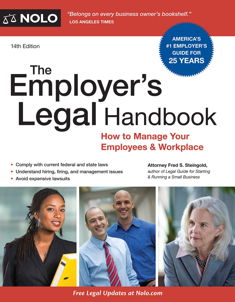 Employer's Legal Handbook, The: How to Manage Your Employees & Workplace,Used
