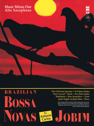 Jobim  Brazilian Bossa Novas: Music Minus One Alto Saxophone,Used
