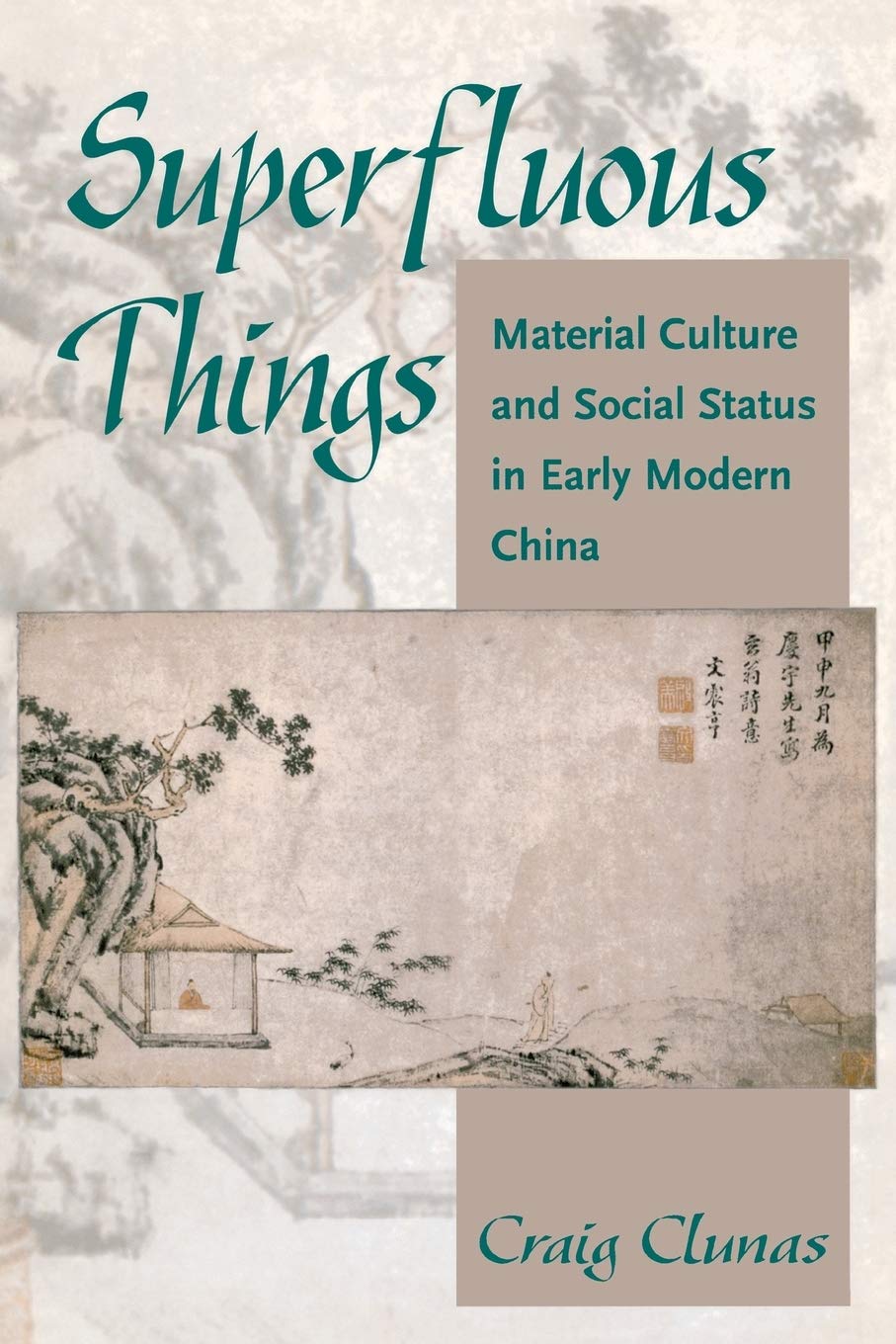 Superfluous Things: Material Culture and Social Status in Early Modern China-New Condition