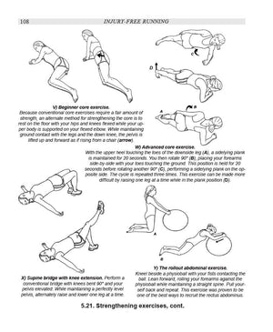 InjuryFree Running: How to Build Strength, Improve Form, and Treat/Prevent Injuries,Used