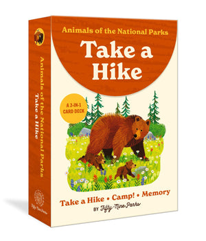 Clarkson Potter Animals Of The National Parks Take A Hike: A 3In1 Card Deck