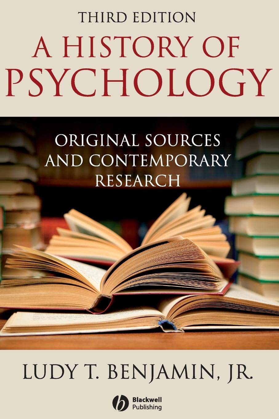Benjamin History of Psychology 3e,Used