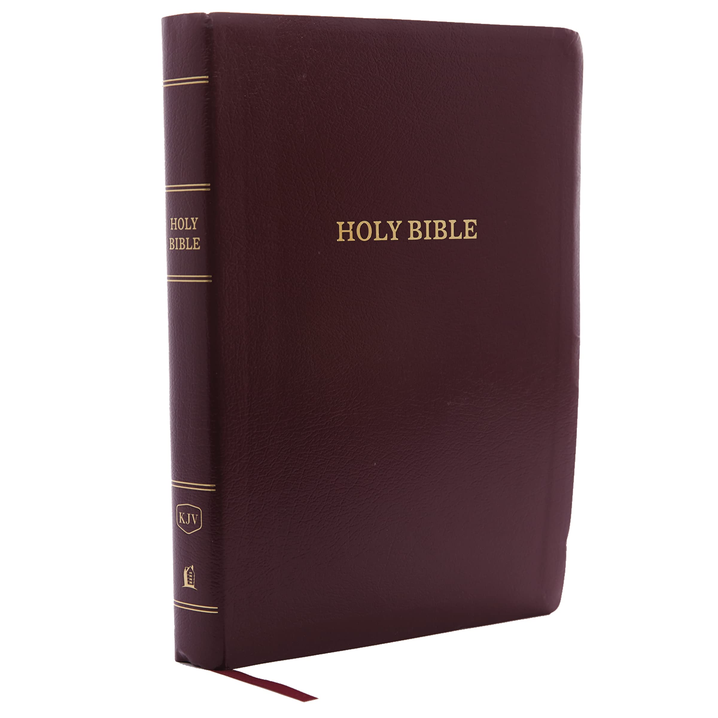 KJV Holy Bible: Giant Print with 53,000 Cross References, Burgundy Leatherlook, Red Letter, Comfort Print: King James Version