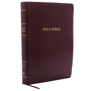 KJV Holy Bible: Giant Print with 53,000 Cross References, Burgundy Leatherlook, Red Letter, Comfort Print: King James Version