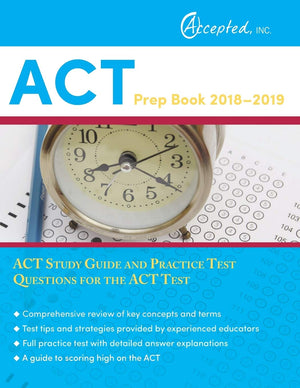 ACT Prep Book 20182019: ACT Study Guide and Practice Test Questions for the ACT Test,Used