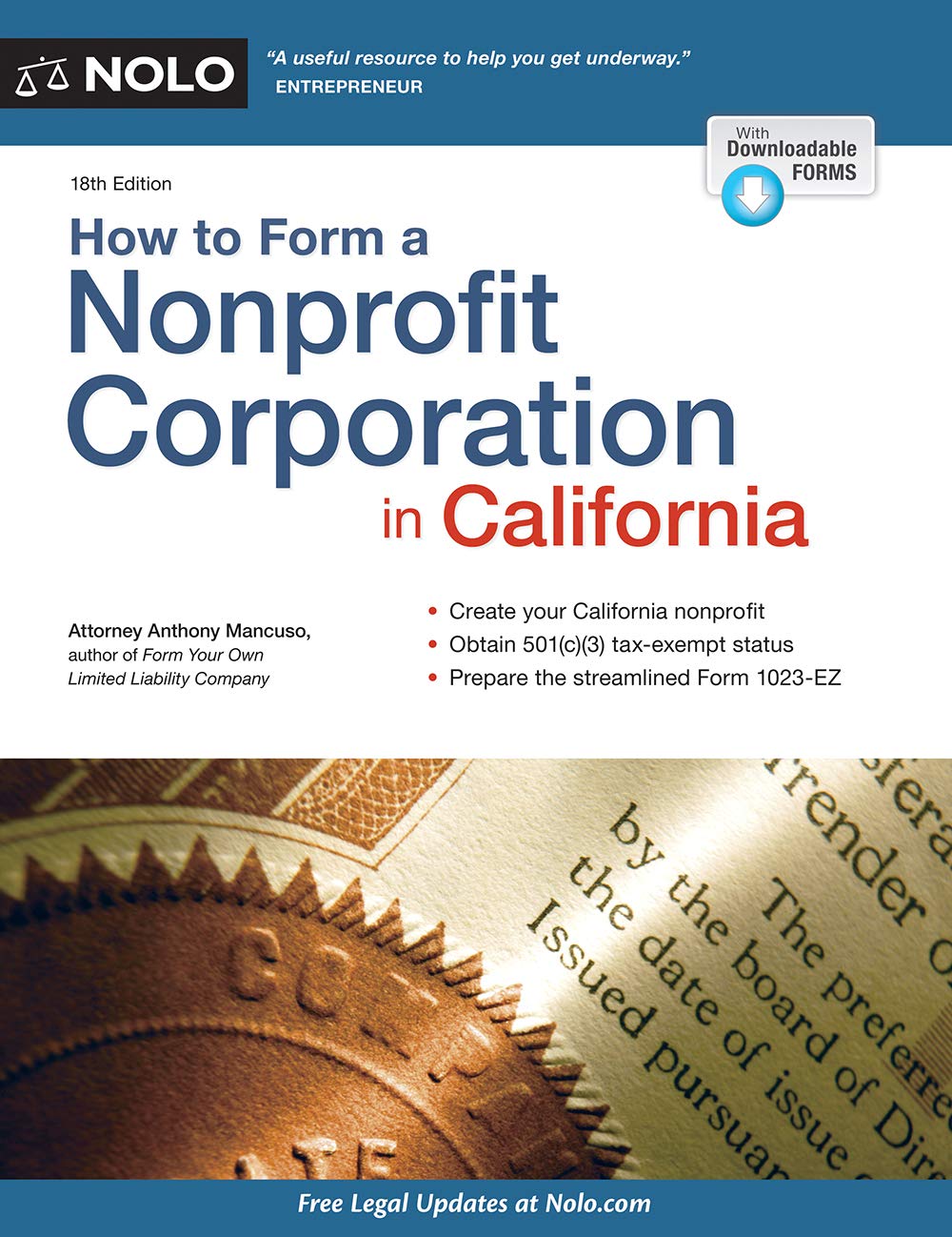 How to Form a Nonprofit Corporation in California,Used