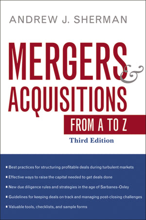 Mergers And Acquisitions From A To Z,Used