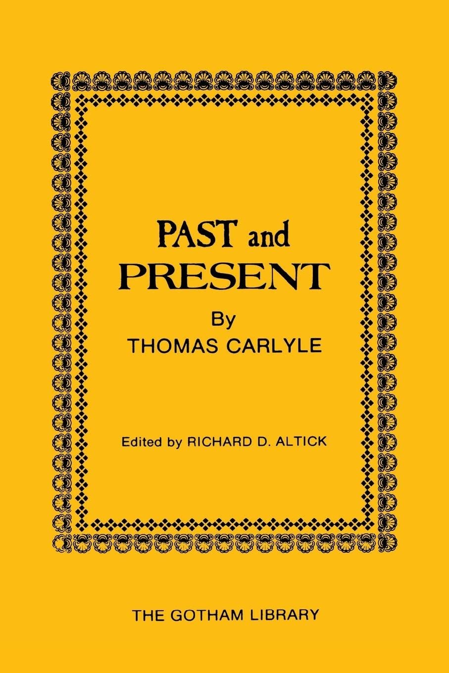 Past And Present By Thomas Carlyle,New