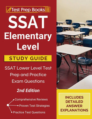 SSAT Elementary Level Study Guide: SSAT Lower Level Test Prep and Practice Exam Questions [2nd Edition],Used