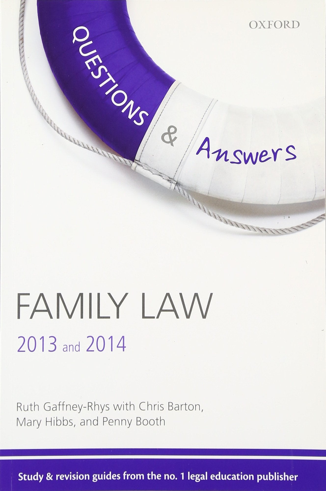 Q & A Revision Guide Family Law 2013 and 2014 (Questions & Answers),Used