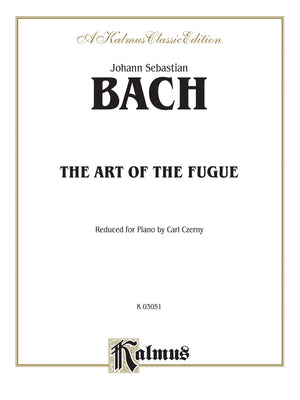The Art of the Fugue (Kalmus Edition),Used