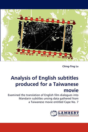Analysis of English subtitles produced for a Taiwanese movie,Used