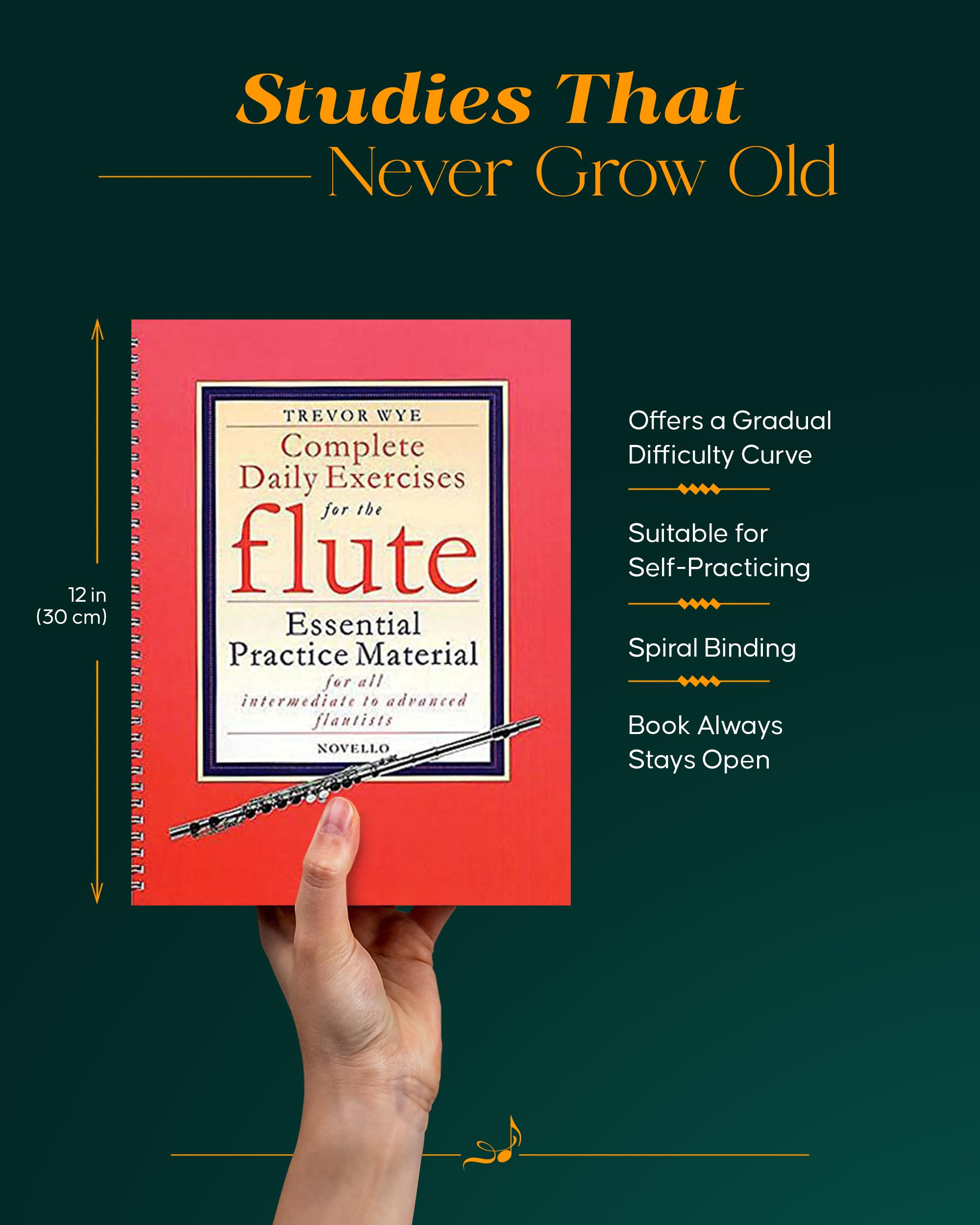 Complete Daily Exercises For The Flute  Flute Tutor: Essential Practice Material For All Intermediate To Advanced Flautists,New