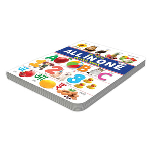 My First All In One Board Book : Collection Of Early Learning Board Books, Learning Books For Kids