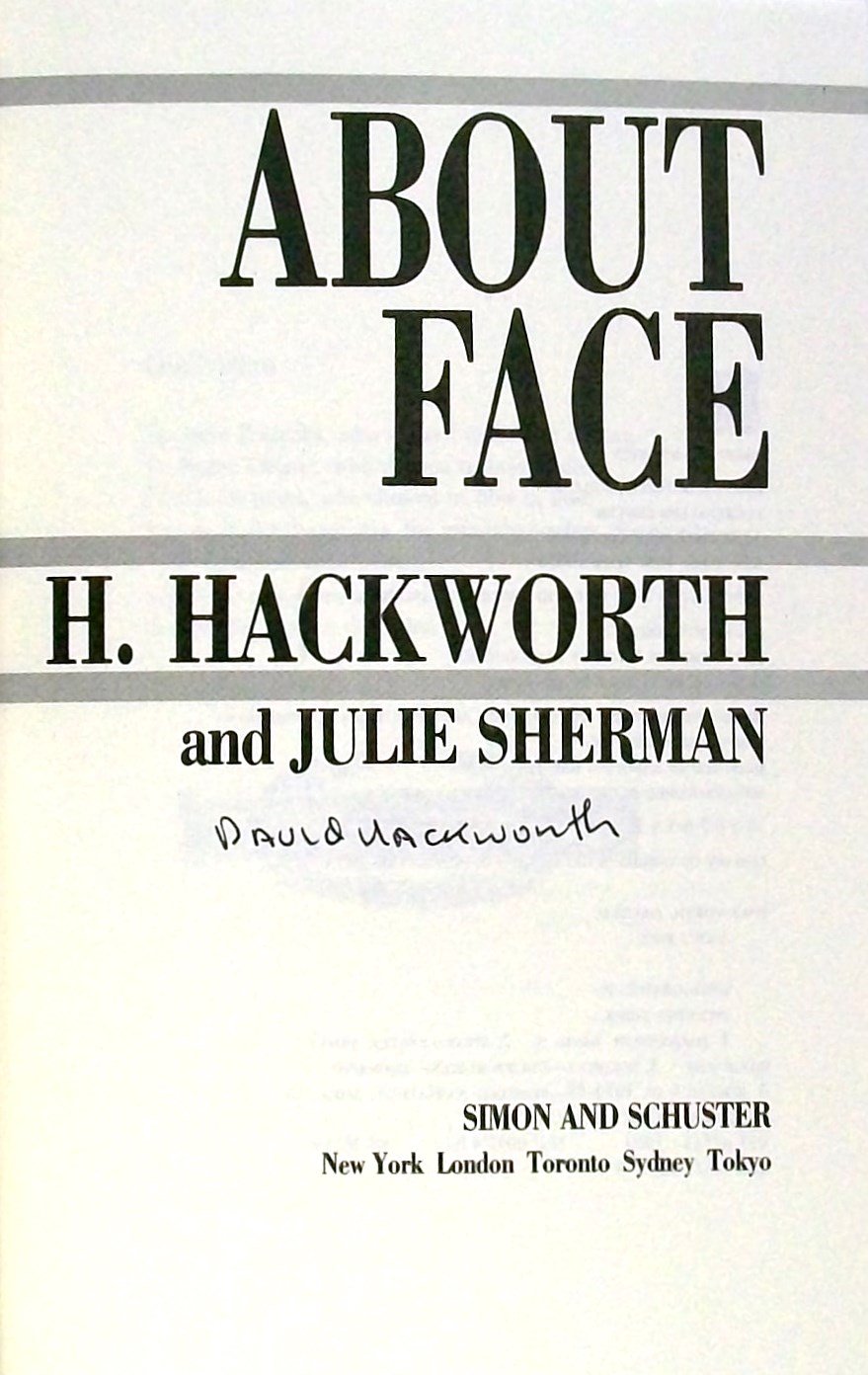 About Face: Odyssey of an American Warrior,Used