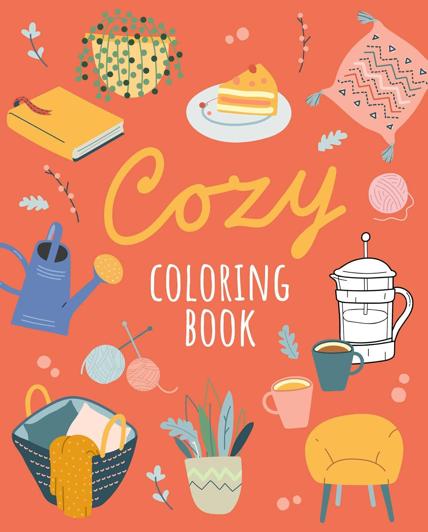 Cozy Coloring Book: Over 45 Designs (Sirius Creative Coloring)
