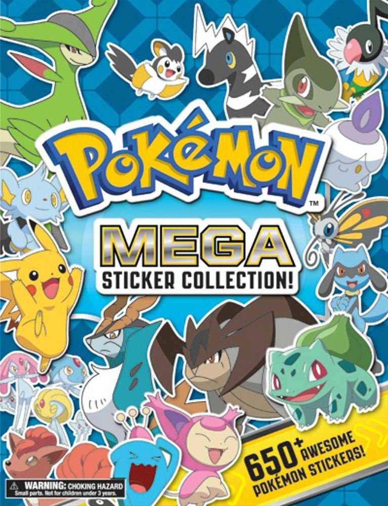 Pokemon Mega Sticker Collection!: Over 650 Awesome Pokemon Stickers!,Used