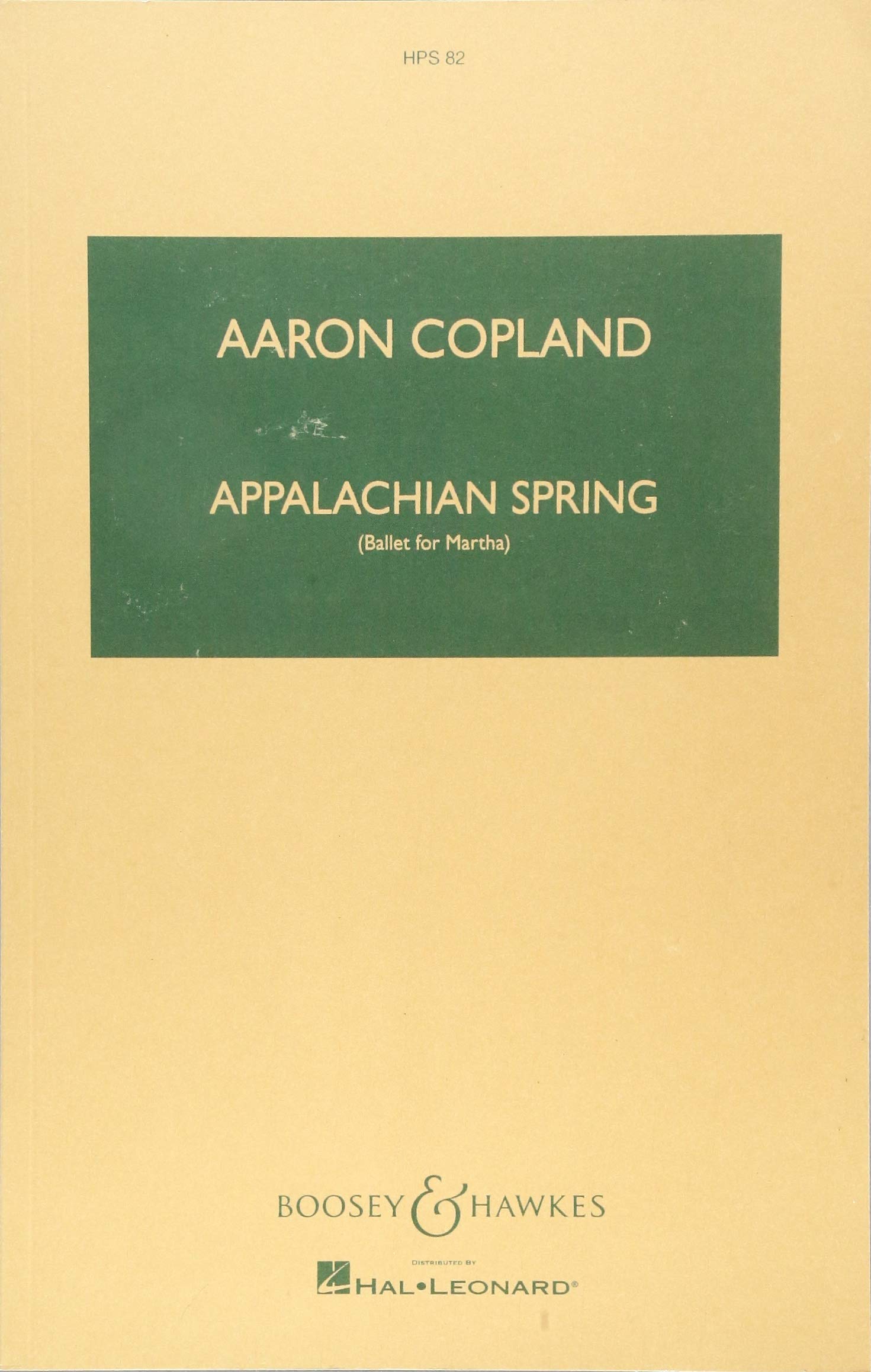 Appalachian Spring: Score,Used
