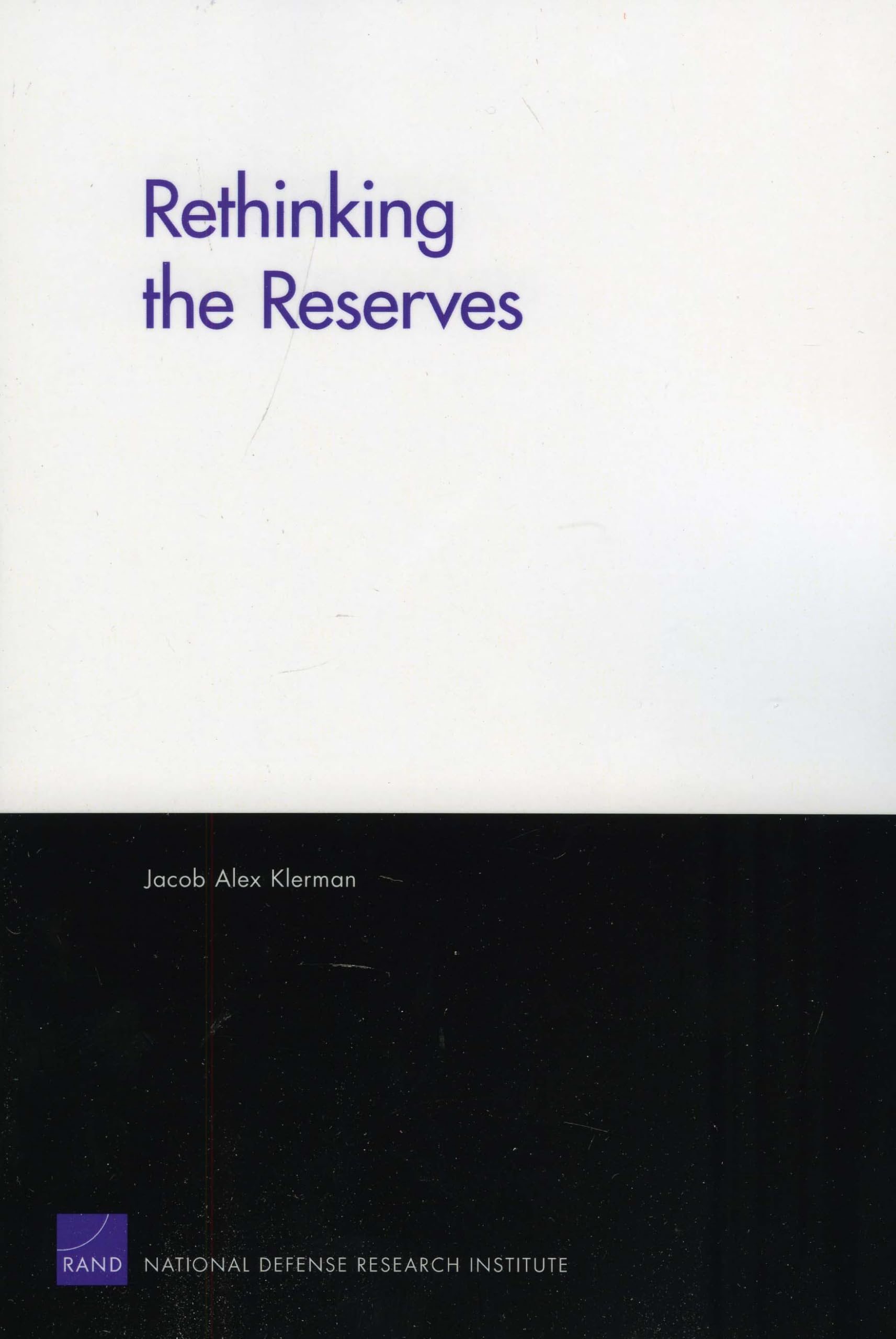 Rethinking The Reserves 2008,New