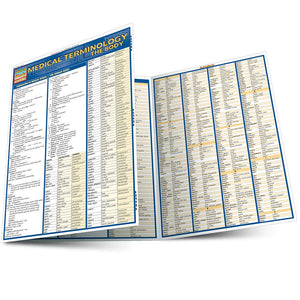 Medical Terminology: The Body Quickstudy Laminated Reference Guide (Quickstudy Academic)