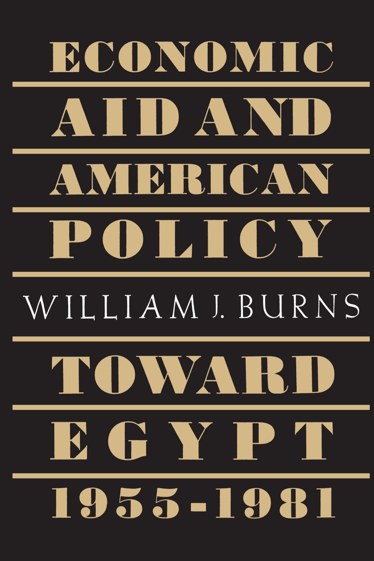 Economic Aid And The American Policy Toward Egypt, 19551981,Used