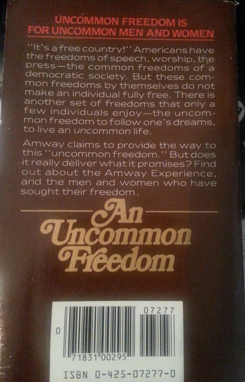 AN Uncommon Freedom,Used
