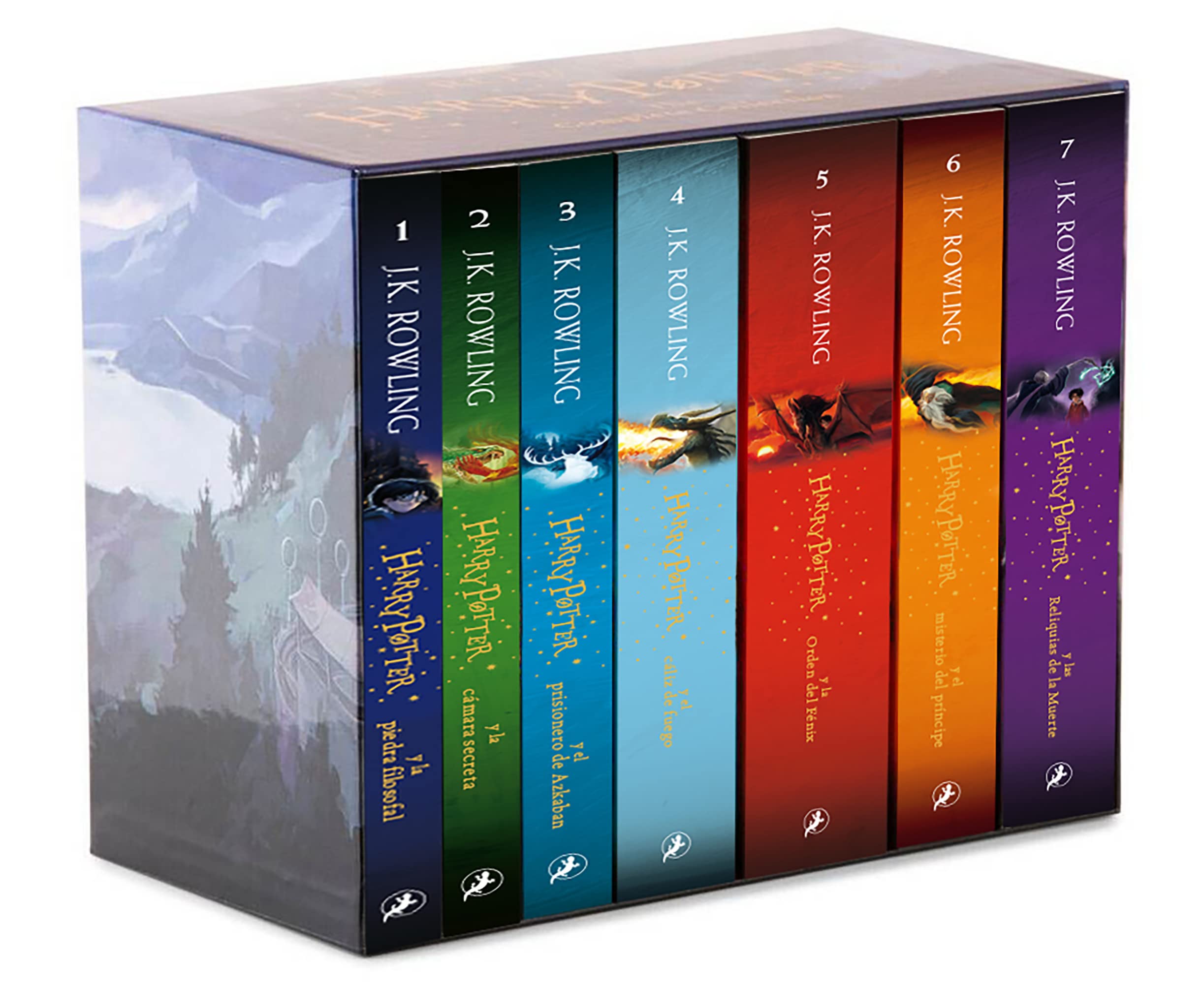 Pack Harry Potter  La serie completa / Harry Potter Paperback Boxed Set: Books 17 (Spanish Edition),Used