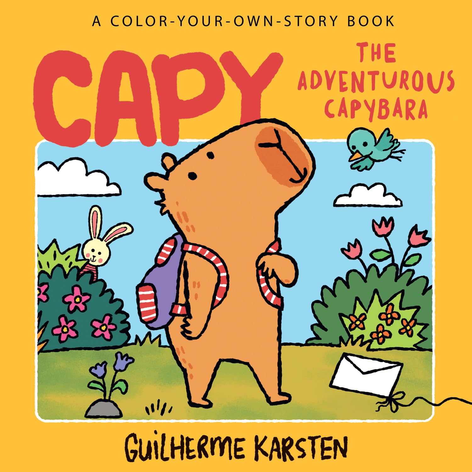 Capy  The Adventurous Capybara: A ColorYourOwnStory Book: A FunFilled Capybara Coloring Book. The Perfect Gift For Kids!