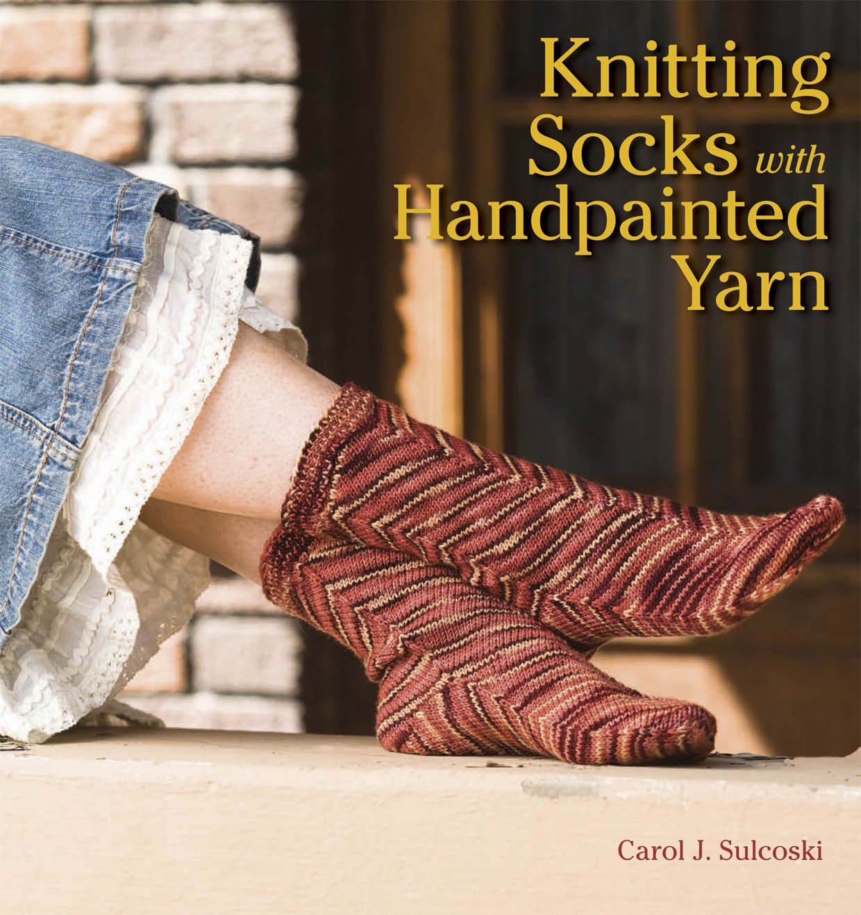 Knitting Socks with Handpainted Yarn,Used